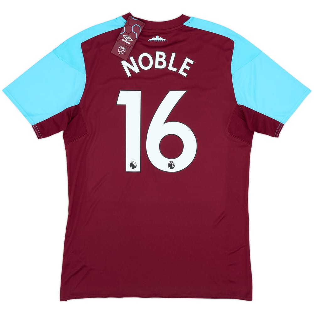 2017-18 West Ham Home Shirt Noble #16 (L)