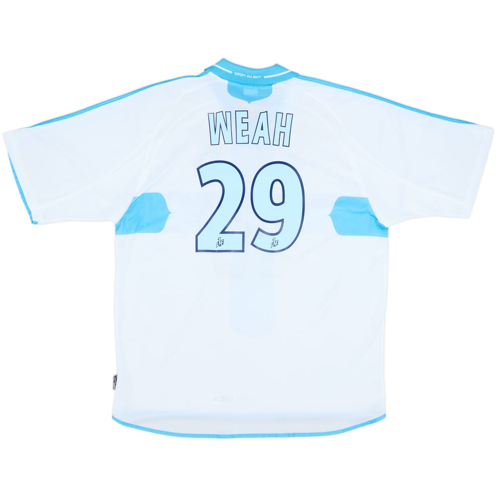 2000-01 Olympique Marseille Home Shirt Weah #29 - 5/10 - (XL)