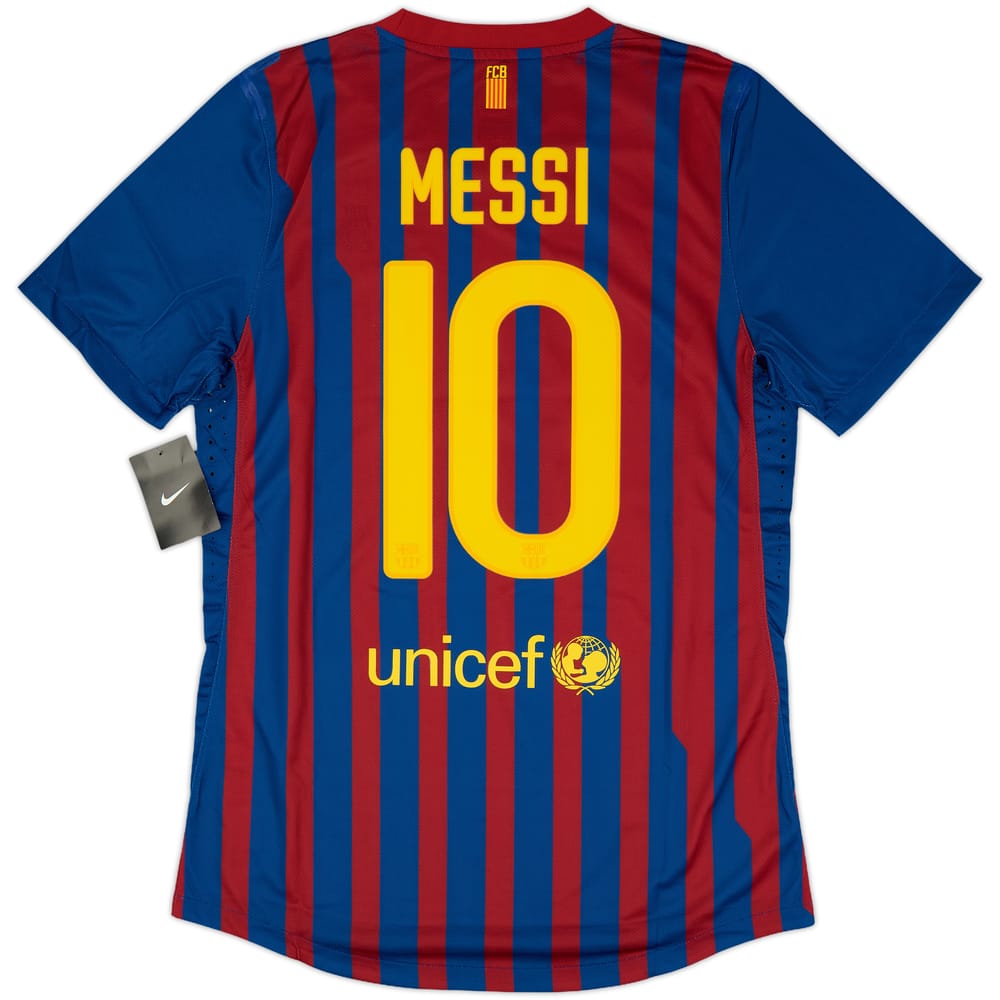 2011-12 Barcelona Player Issue Home Shirt Messi #10 (M)