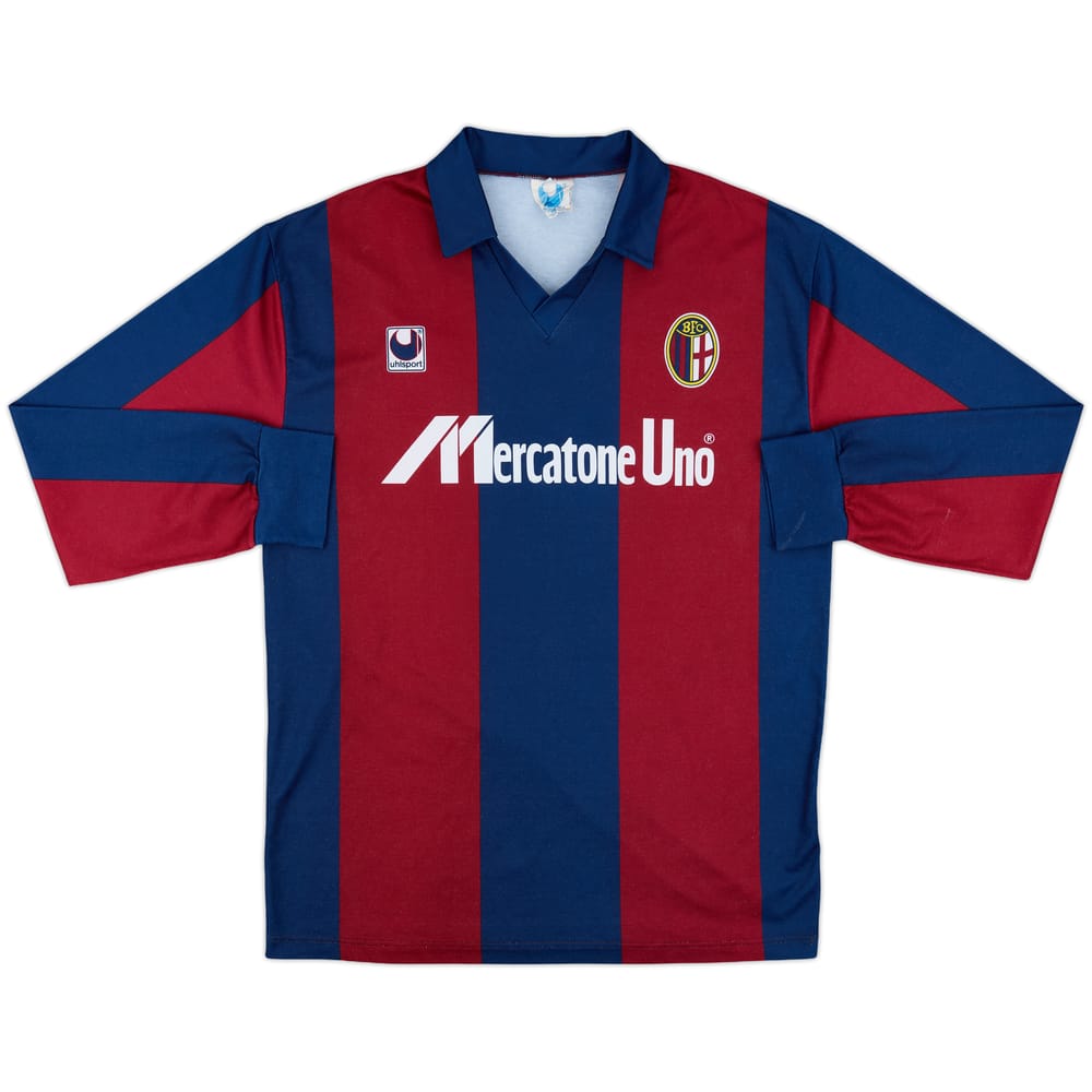 1989-91 Bologna Home L/S Shirt - 8/10 - (L)