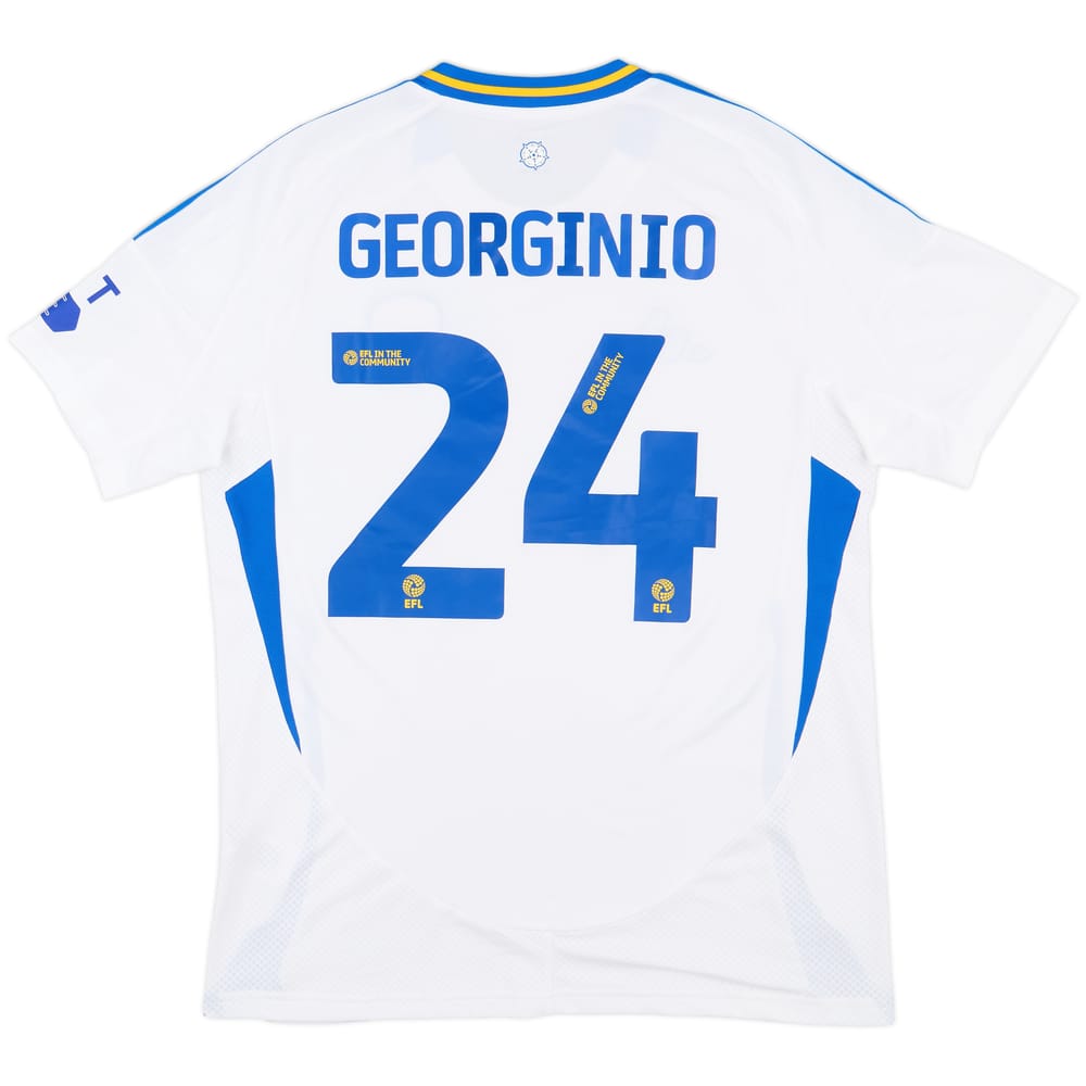 2024-25 Leeds United Home Shirt Georginio #24 - 7/10 - (L)