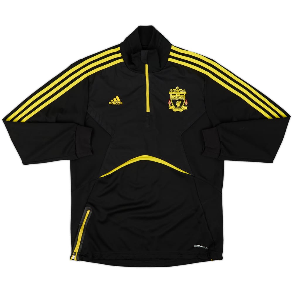 2010-11 Liverpool adidas 1/4 Zip Drill Top - 9/10 - (M)