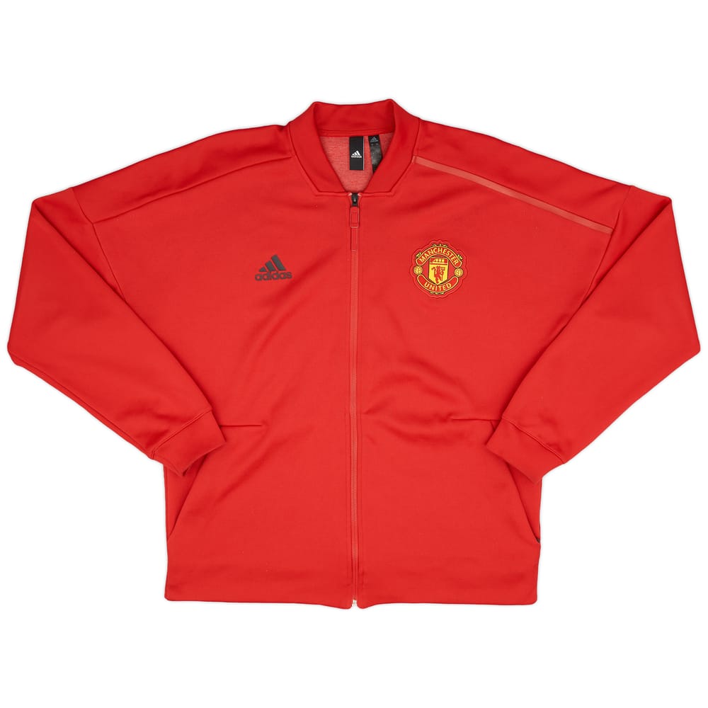 2018-19 Manchester United adidas Track Jacket - 9/10 - (L)