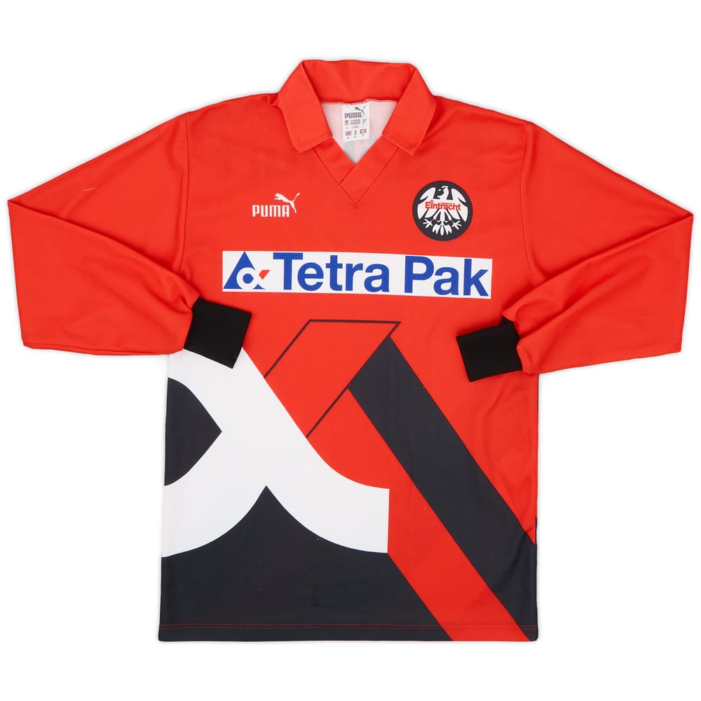 1993-94 Eintracht Frankfurt Home L/S Shirt - 9/10 - (S)