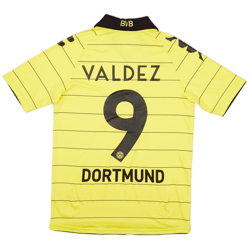 2010-11 Borussia Dortmund Home Shirt Valdez #9 - 7/10 - (S)