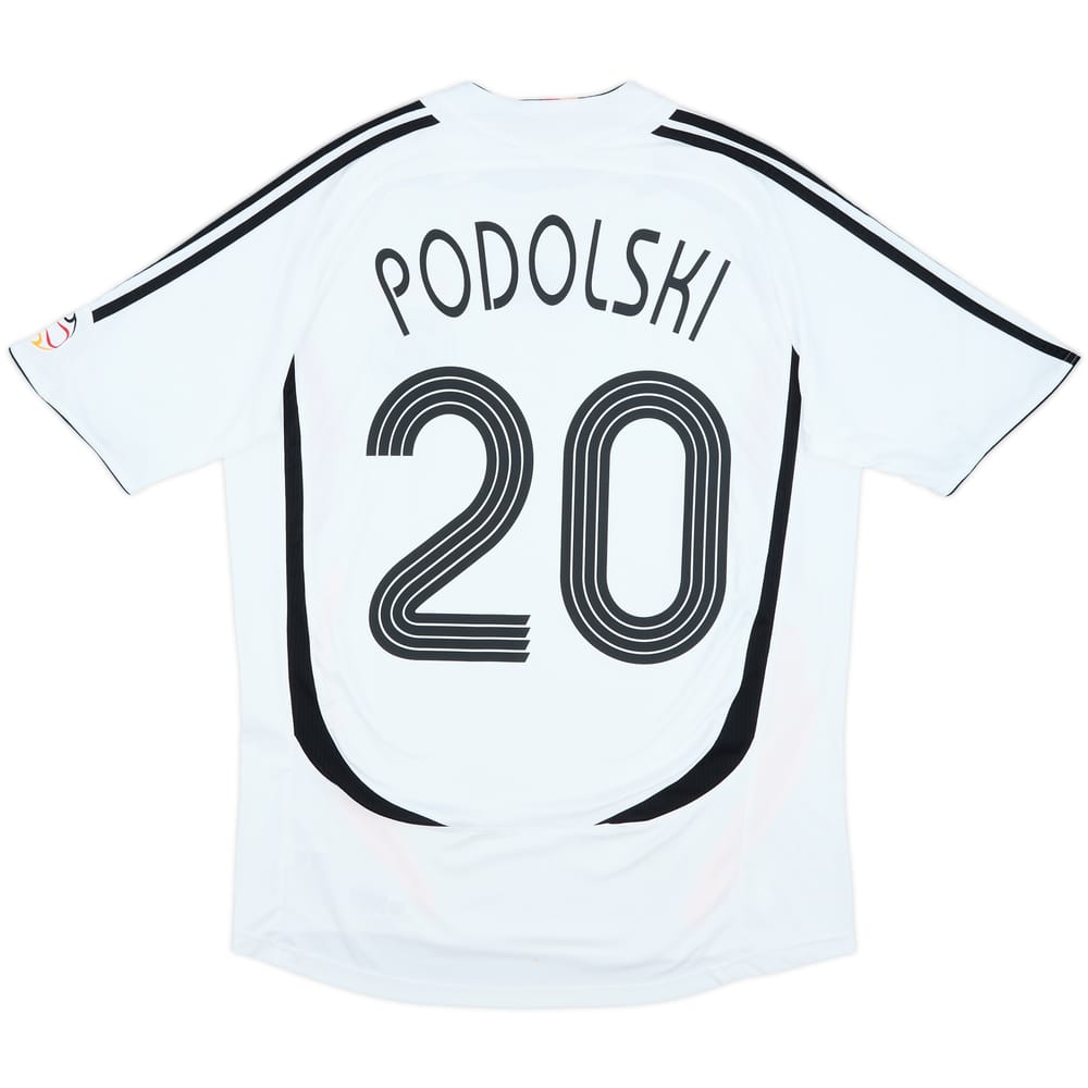 2005-07 Germany Home Shirt Podolski #20 - 8/10 - (M)
