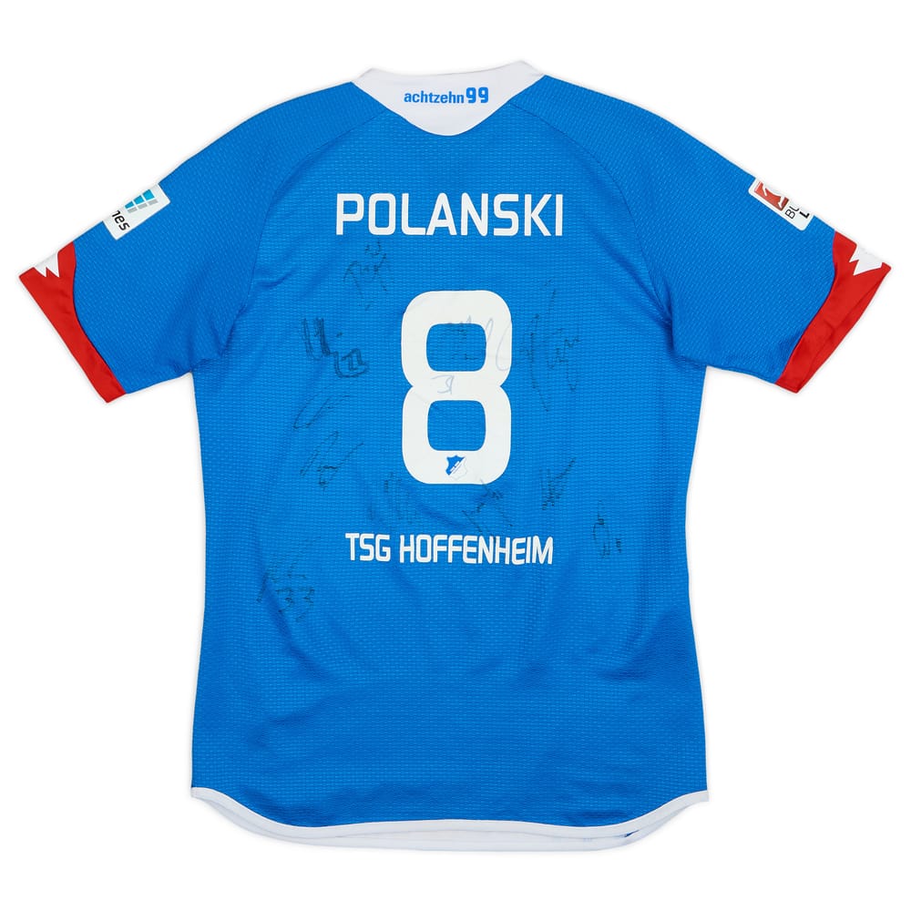 2015-16 TSG Hoffenheim Signed Home Shirt Polanski #8 - 6/10 - (XL.Boys)