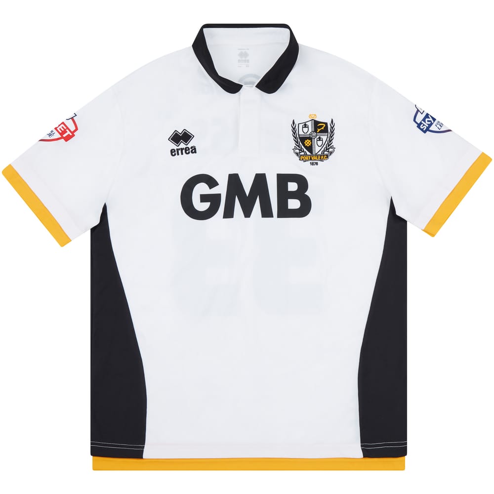 2014-15 Port Vale Match Issue Home Shirt Inniss #33