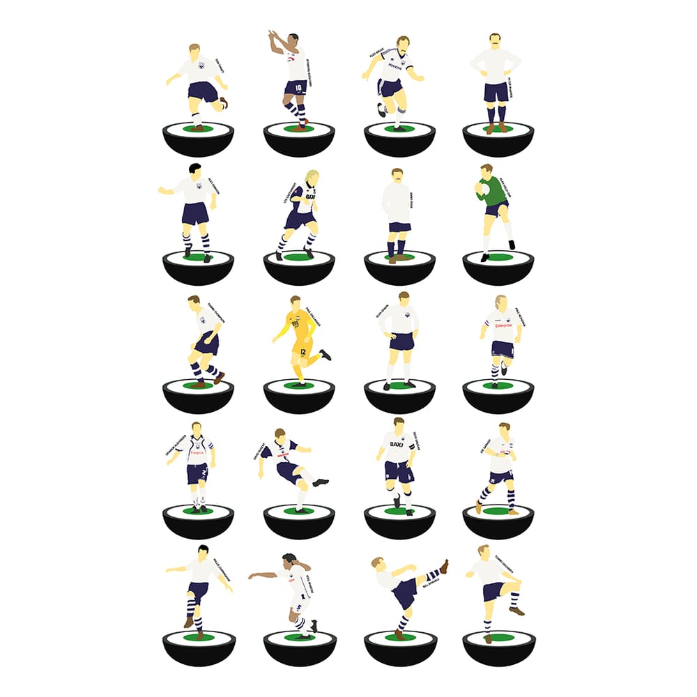 1883-2020 Preston Subbuteo A3 Print/Poster