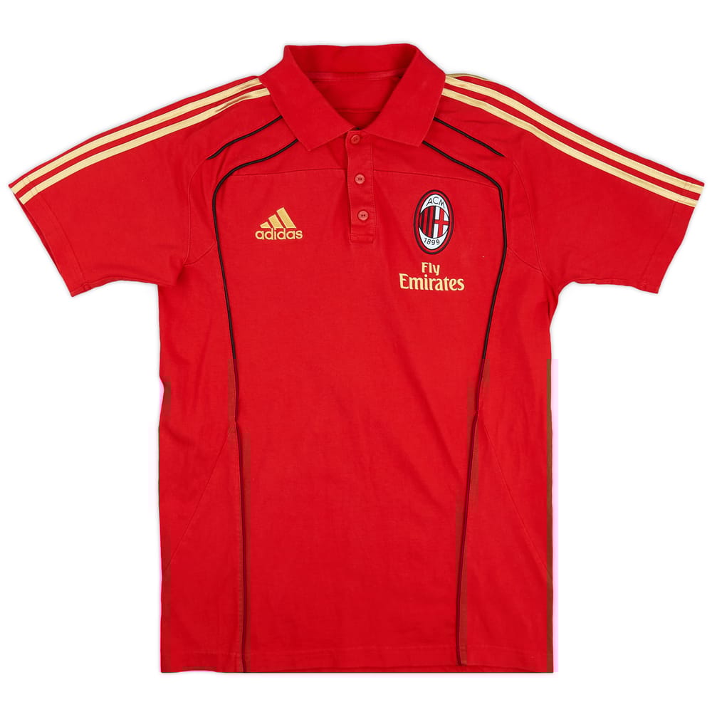 2010-11 AC Milan adidas Polo Shirt - 9/10 - (M/L)