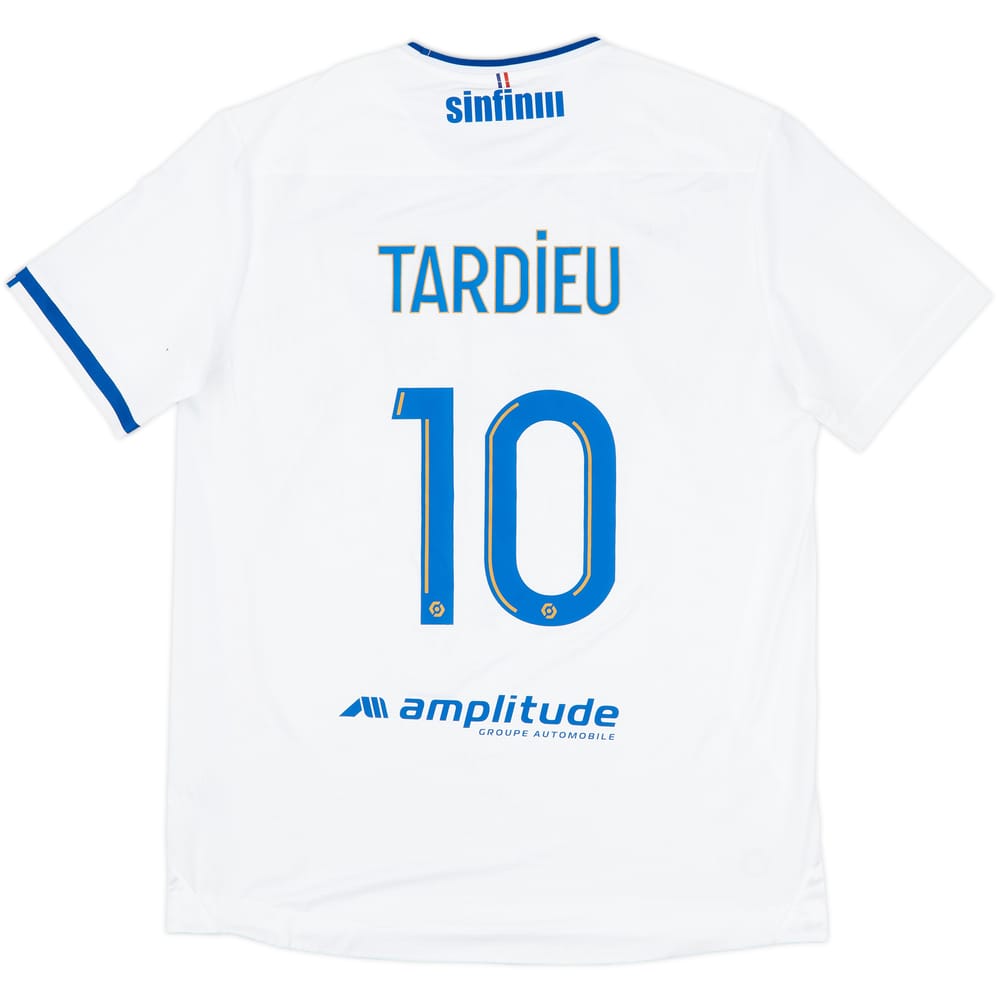 2022-23 Troyes Signed Away Shirt Tardieu #10 - 9/10 - (XL)