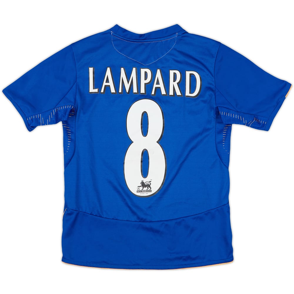 2005-06 Chelsea Signed Centenary Home Shirt Lampard #8 - 7/10 - (S.Boys)