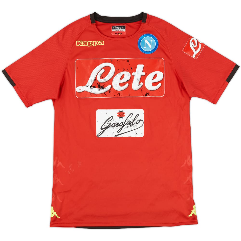 2018-19 Napoli Kappa Training Shirt - 5/10 - (L)