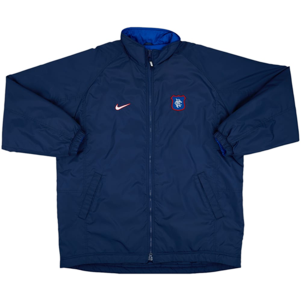 1997-98 Rangers Nike Reversible Padded Bench Coat - 8/10 - (XXL)