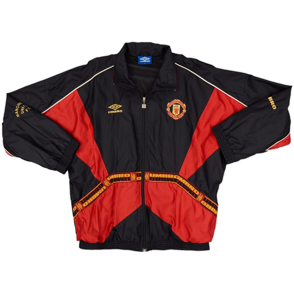 1996-97 Manchester United Umbro Track Jacket - 8/10 - (L)