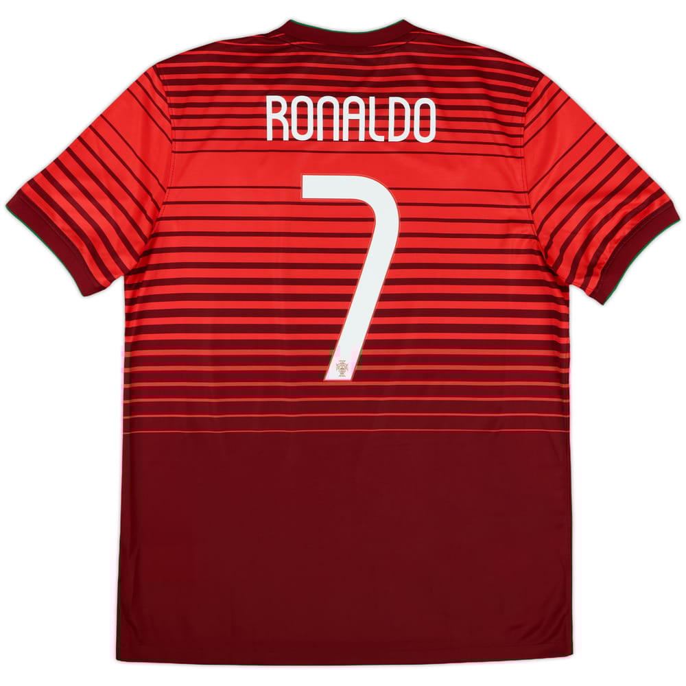 2014-15 Portugal Home Shirt Ronaldo #7 (L)