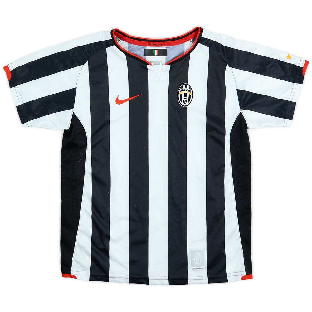 2007-08 Juventus Home Shirt - 9/10 - (6-7 Years)