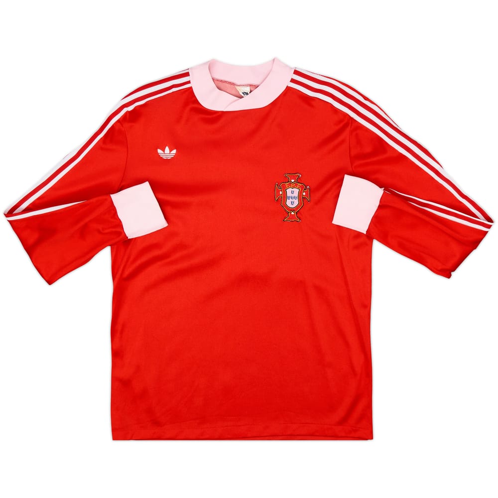 1982-84 adidas Template L/S Shirt (Portugal) #5 - 9/10 - (M)