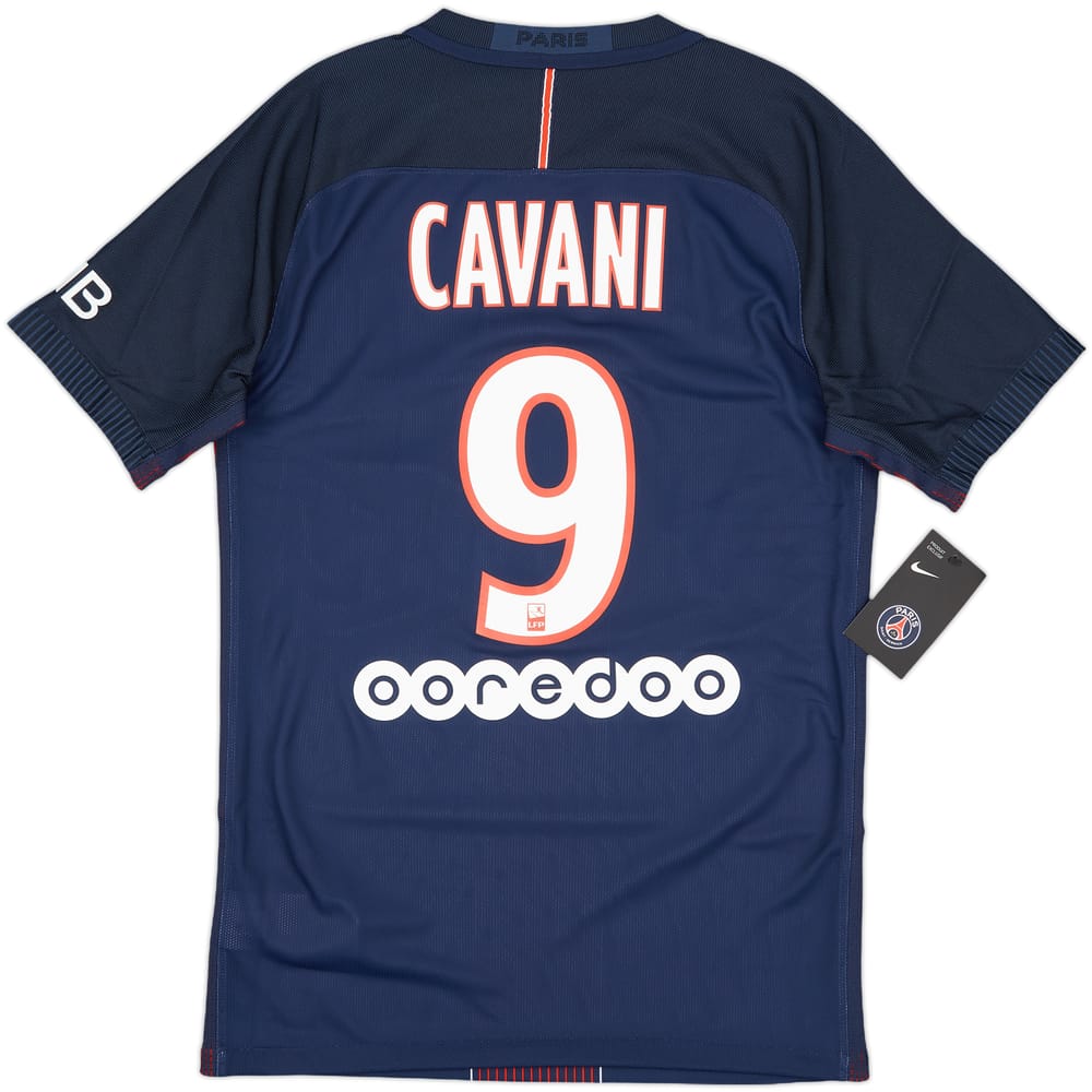 2016-17 Paris Saint-Germain Authentic Home Shirt Cavani #9 (S)