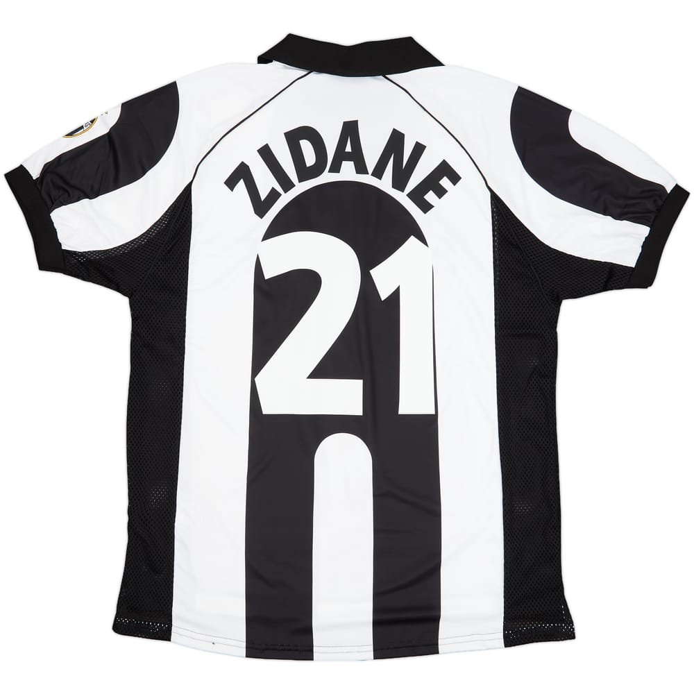 1997-98 Juventus Centenary Home Shirt Zidane #21 (XL)