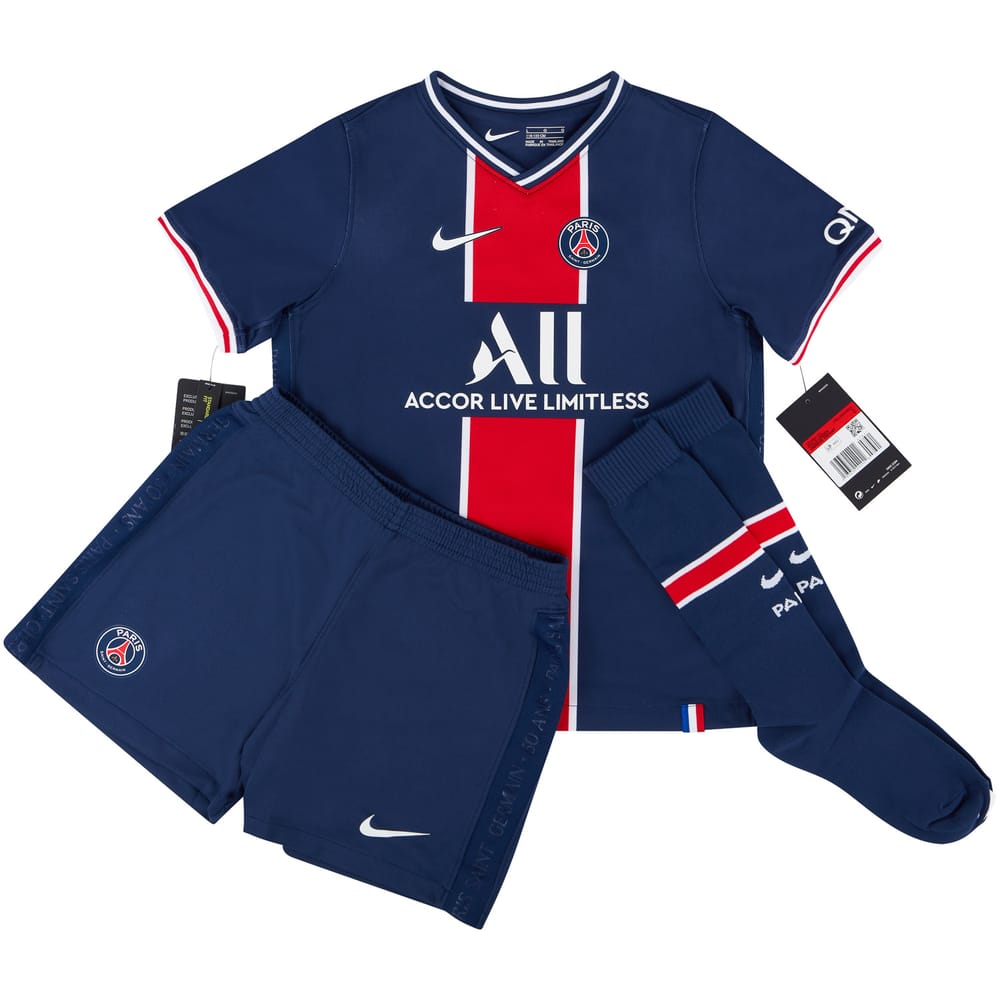 2020-21 Paris Saint-Germain Home Full Kit Neymar Jr # #10 - NEW - (Little Kids)