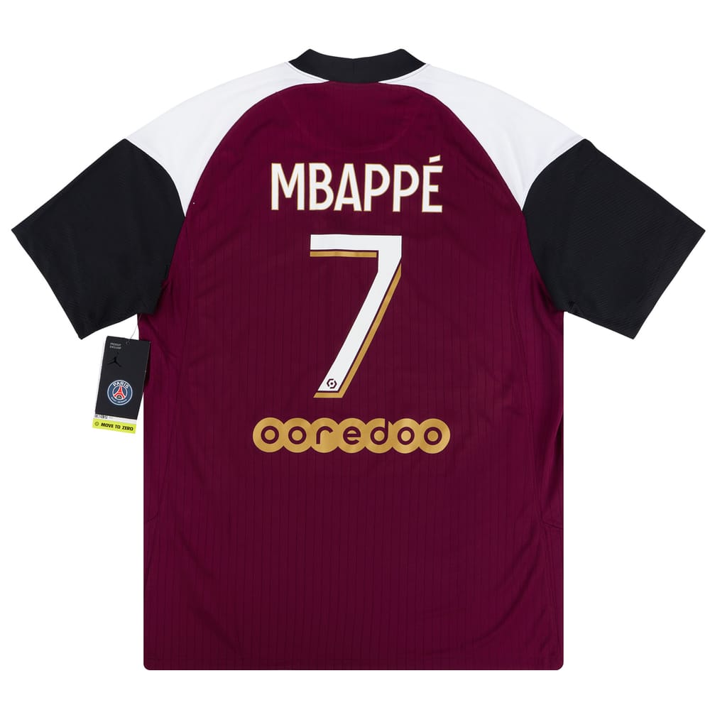 2020-21 Paris Saint-Germain Third Shirt Mbappe #7