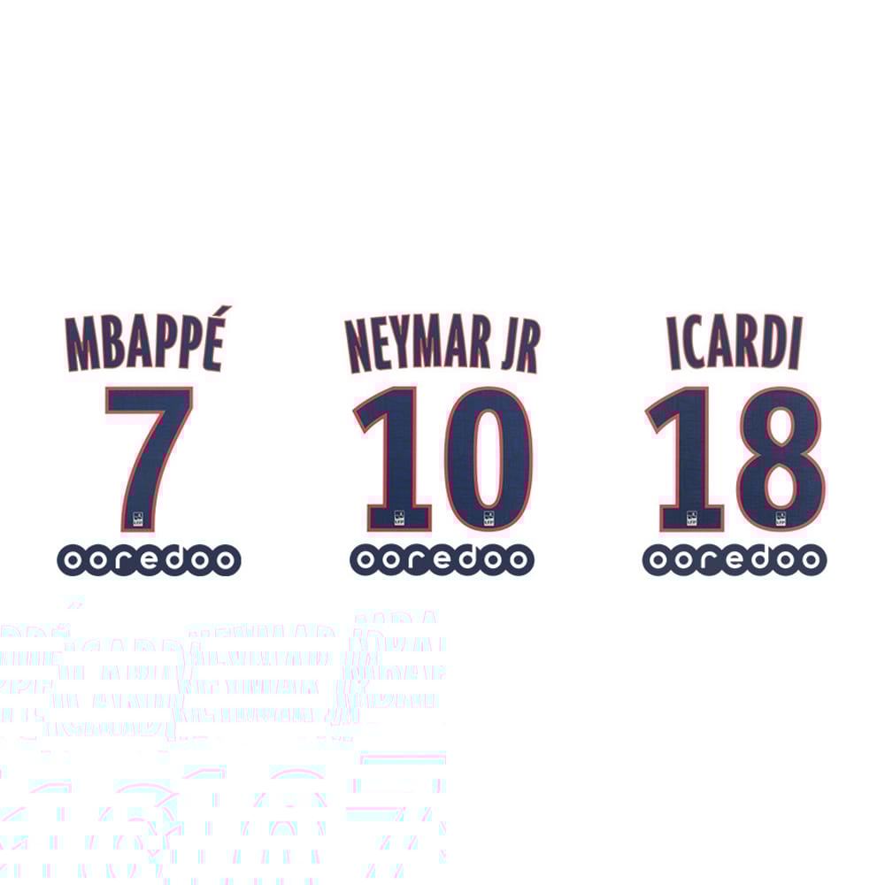 2019-20 Paris Saint-Germain Third Name Set
