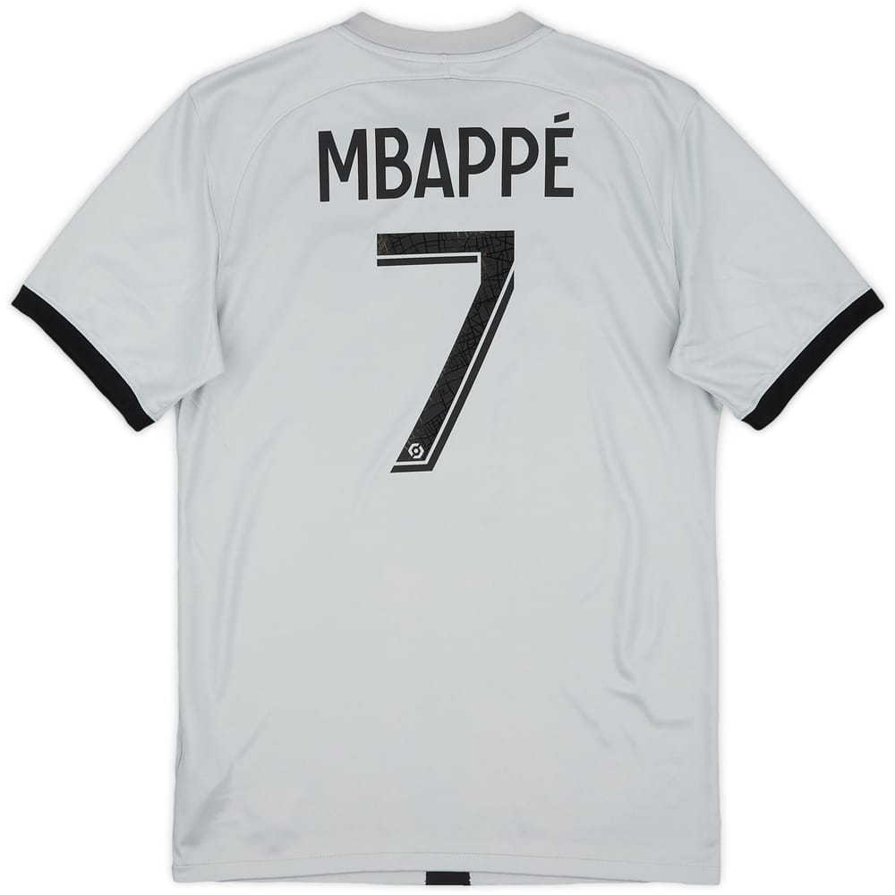 2022-23 Paris Saint-Germain Away Shirt Mbappe #7 - 8/10 - (S)