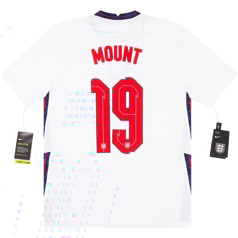 2020-21 England Home Shirt Mount #19 - NEW