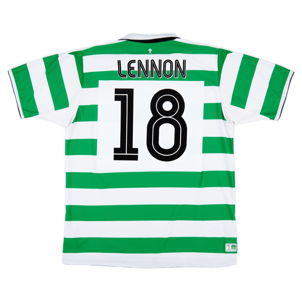 2004-05 Celtic Home Shirt Lennon #18 - 9/10 - (XL)