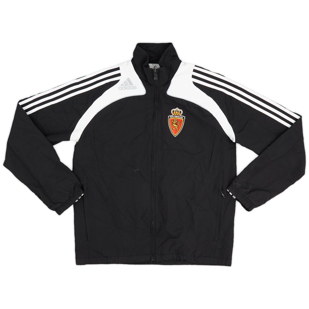2008-09 Real Zaragoza adidas Track Jacket - 7/10 - (L.Boys)