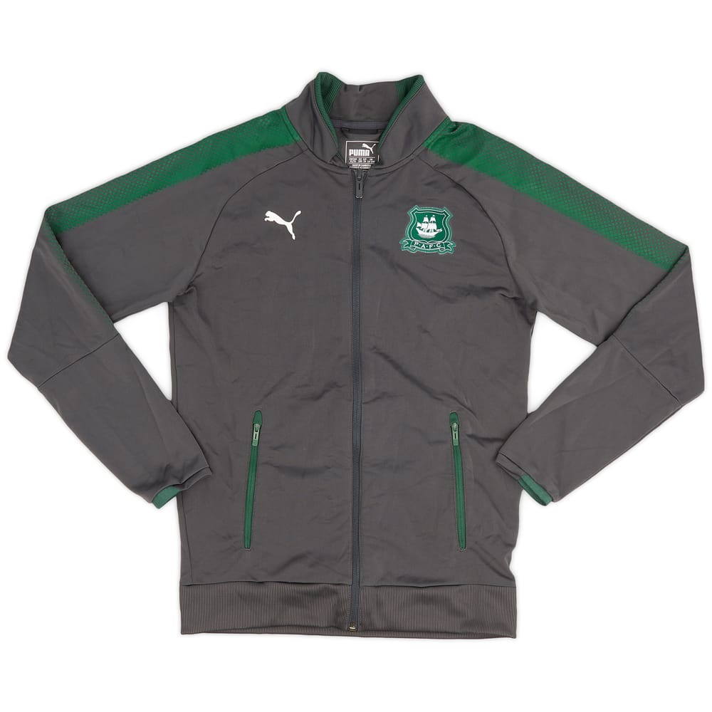 2017-18 Plymouth Puma Track Jacket - 9/10 - (L.Boys)