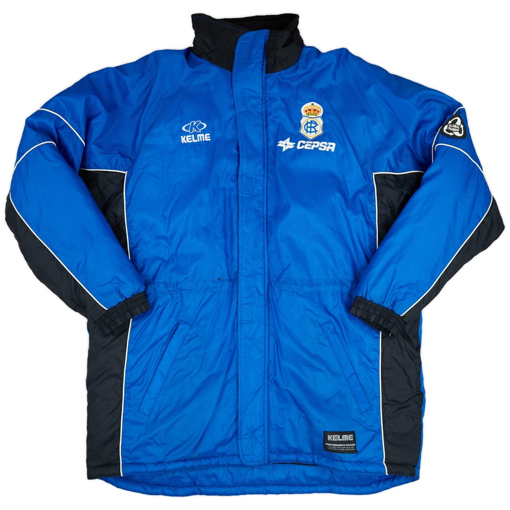 2001-02 Recreativo Huelva Kelme Padded Bench Coat - 7/10 - (L)