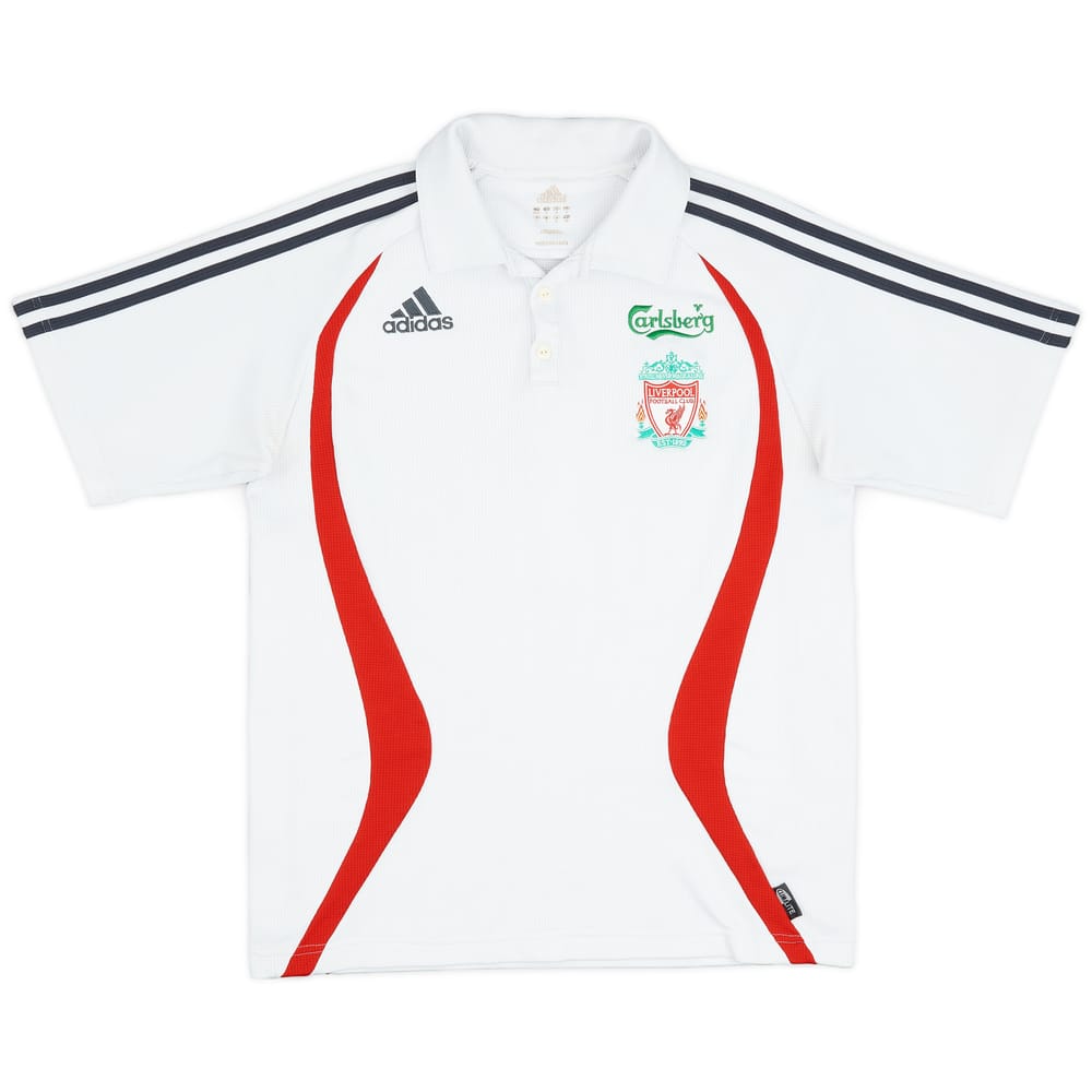 2006-07 Liverpool adidas Polo Shirt - 9/10 - (L)