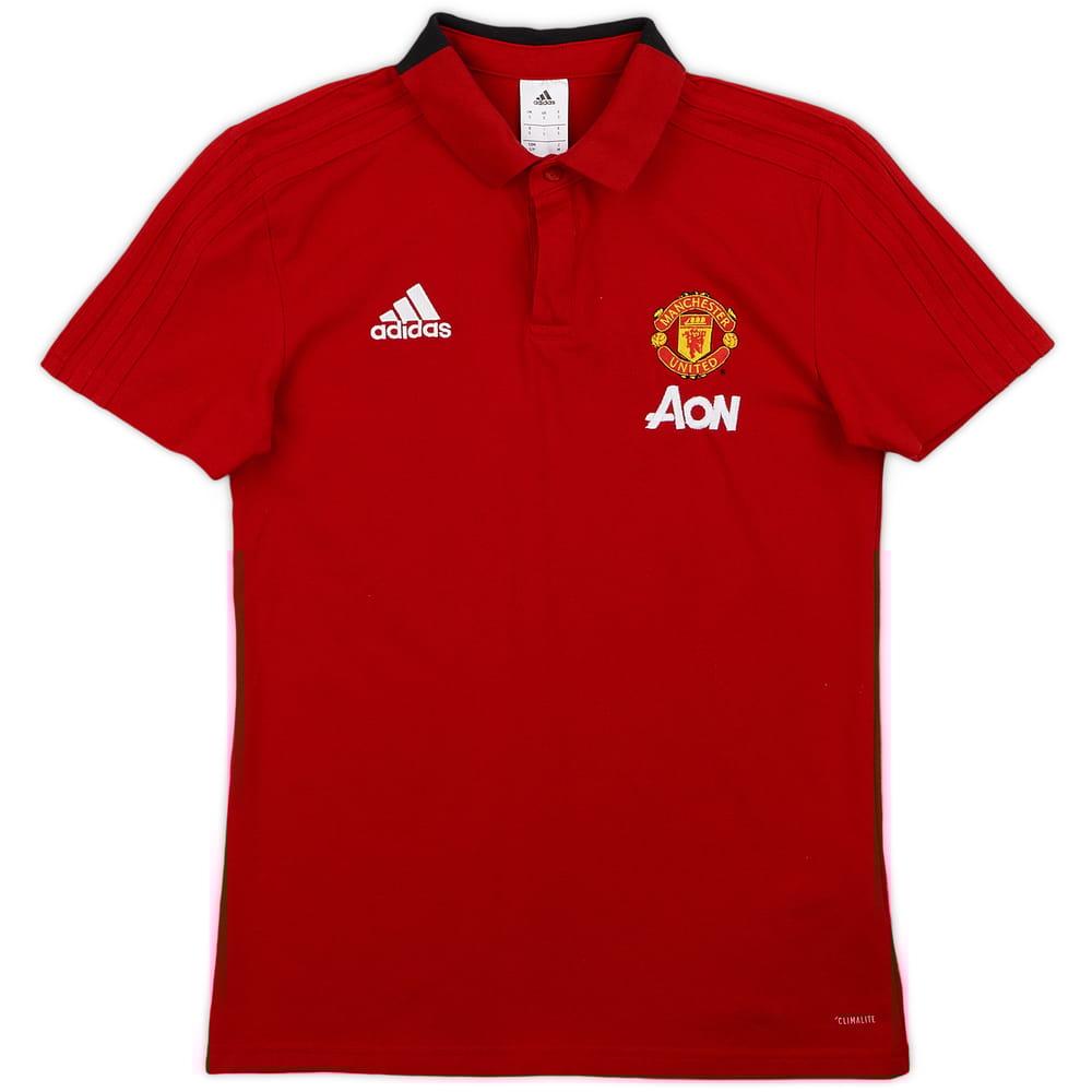2018-19 Manchester United adidas Polo Shirt - 9/10 - (S)