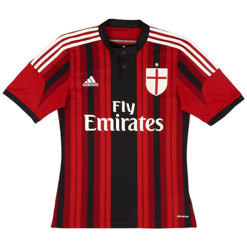 2014-15 AC Milan Home Shirt - 8/10 - (S)