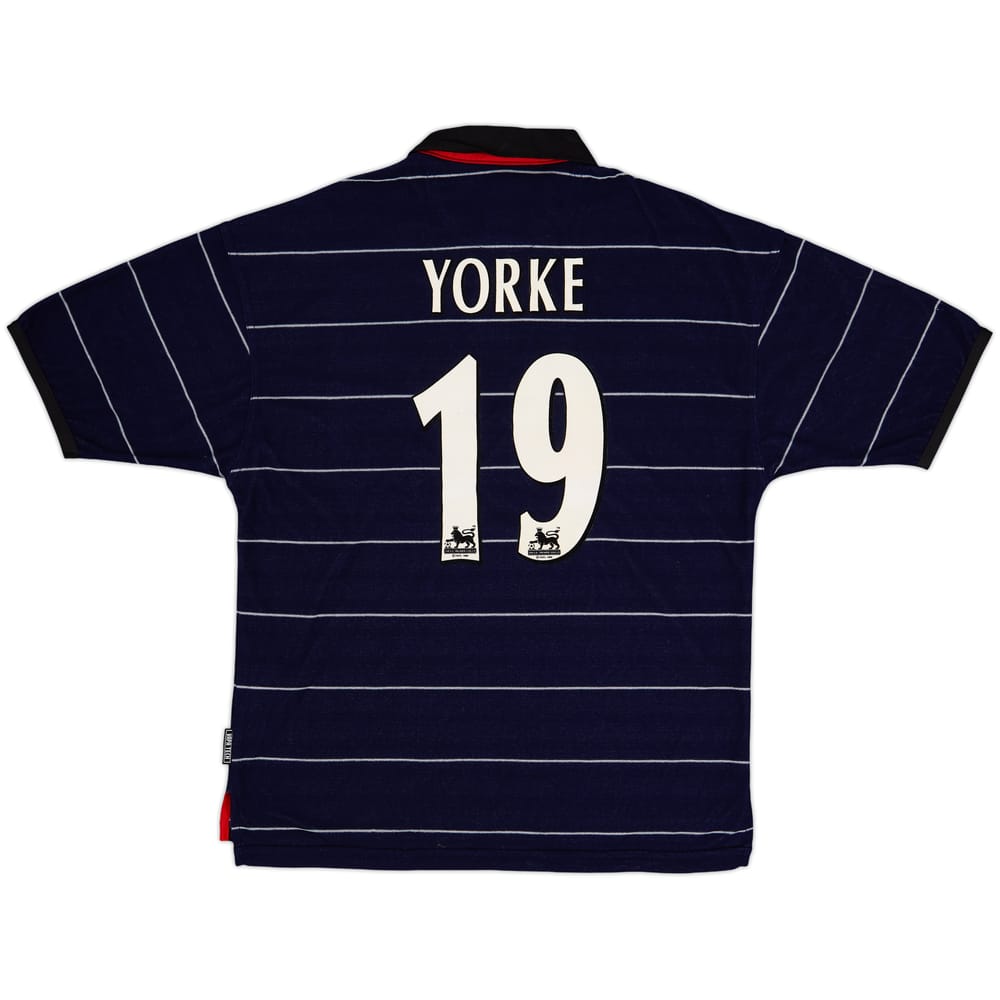 1999-00 Manchester United Away Shirt Yorke #19 - 9/10 - (M)