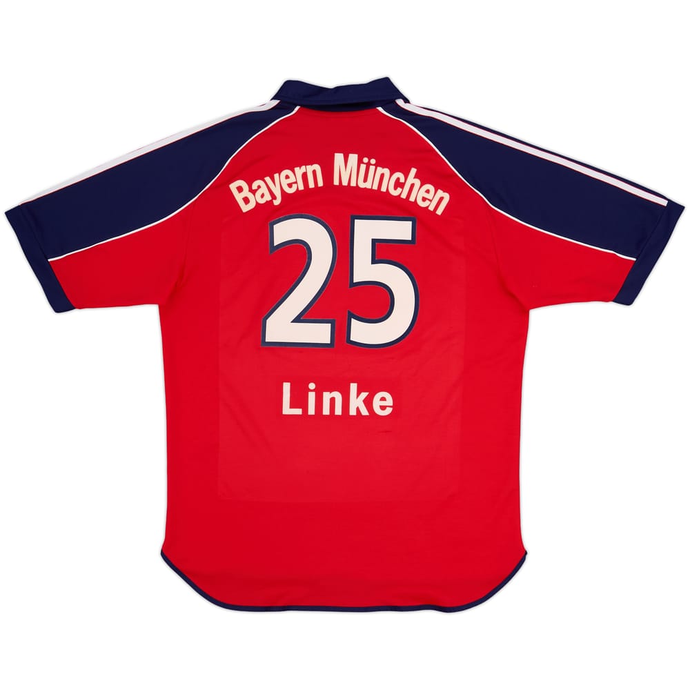 1999-01 Bayern Munich Home Shirt Linke #25 - 8/10 - (M)