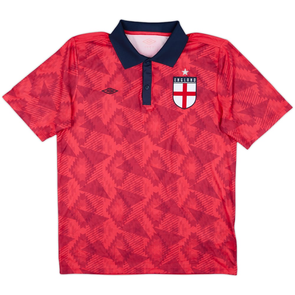 2018 England Umbro Polo Shirt - 9/10 - (M)
