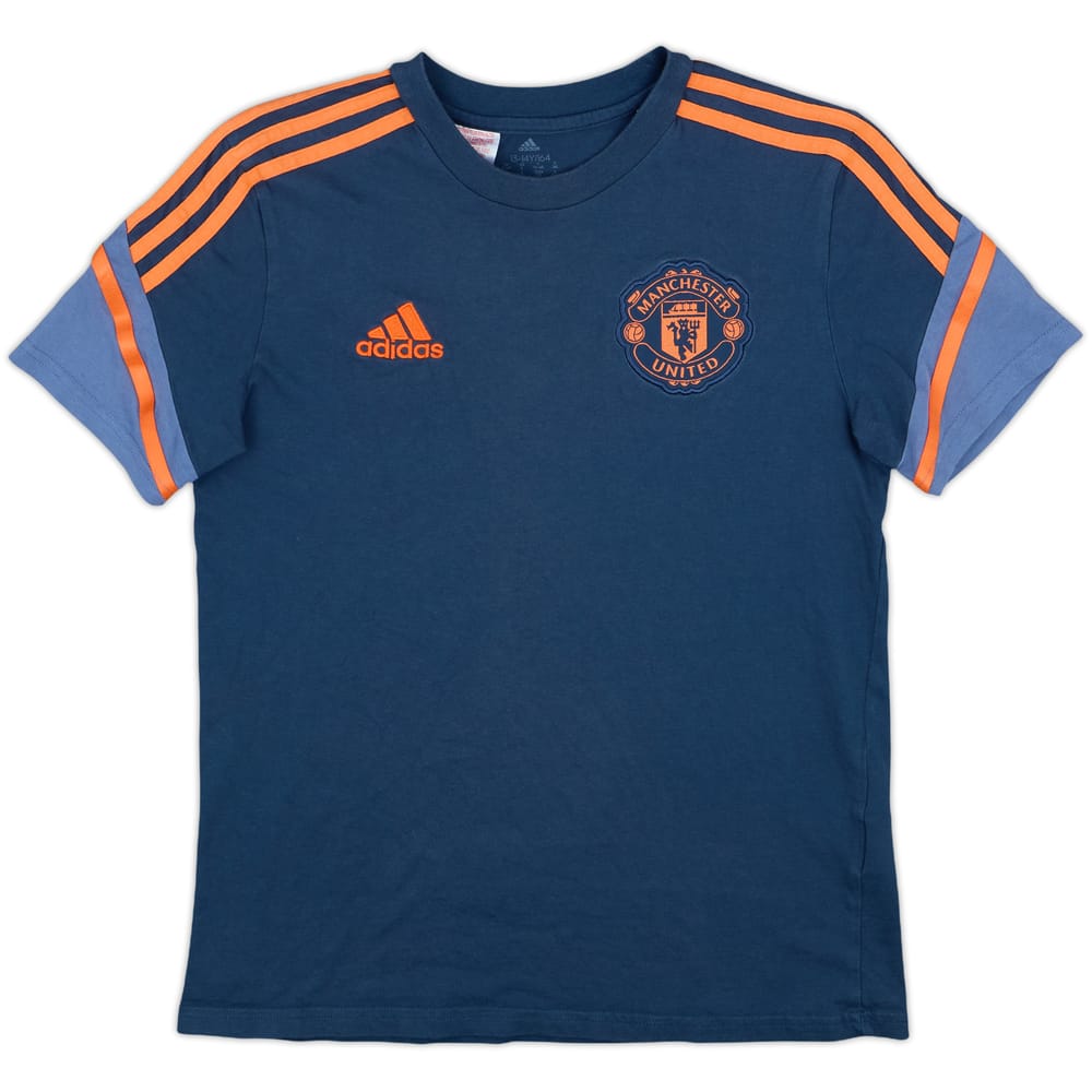 2022-23 Manchester United adidas Cotton Tee - 6/10 - (L.Boys)