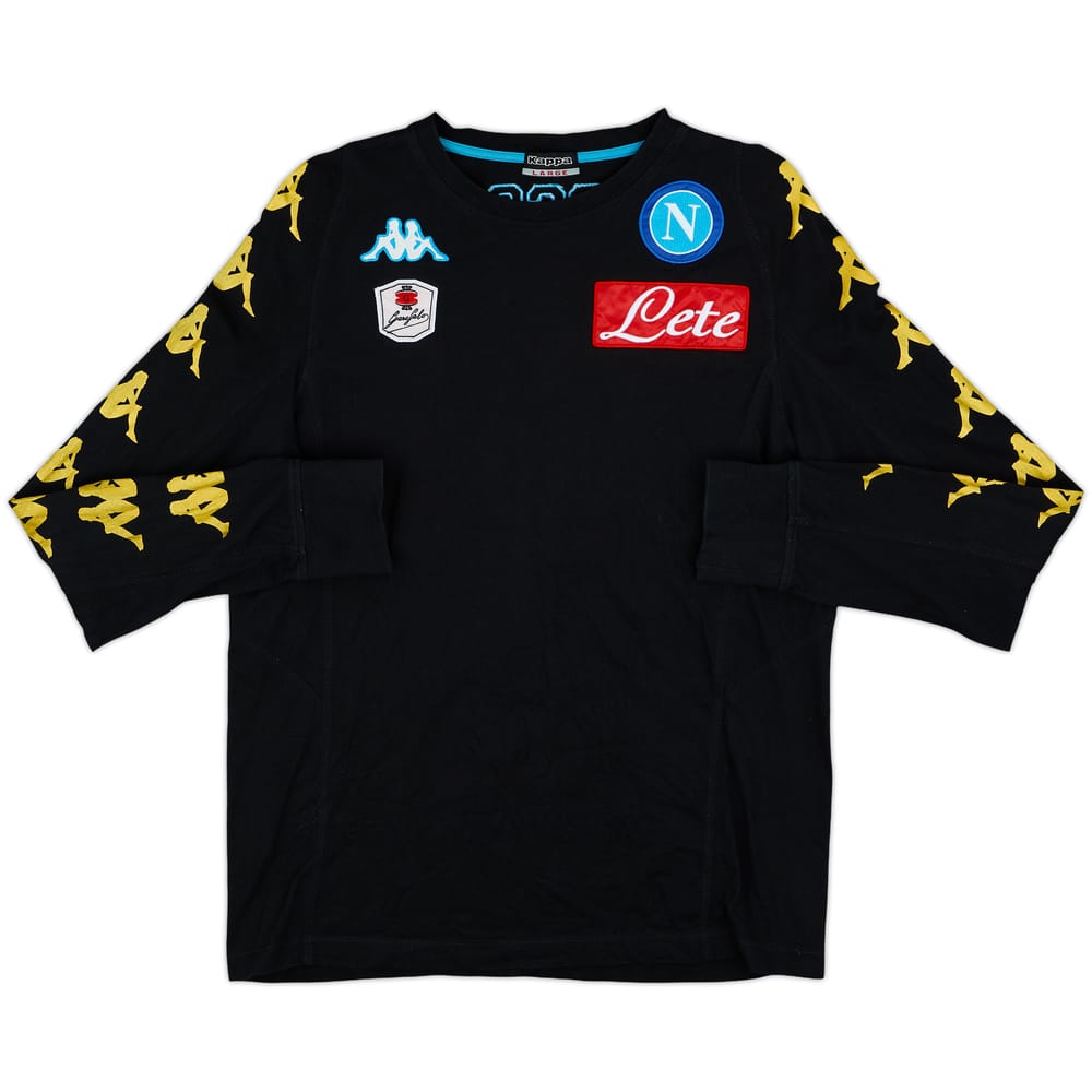 2016-17 Napoli Kappa Cotton Tee - 8/10 - (L)