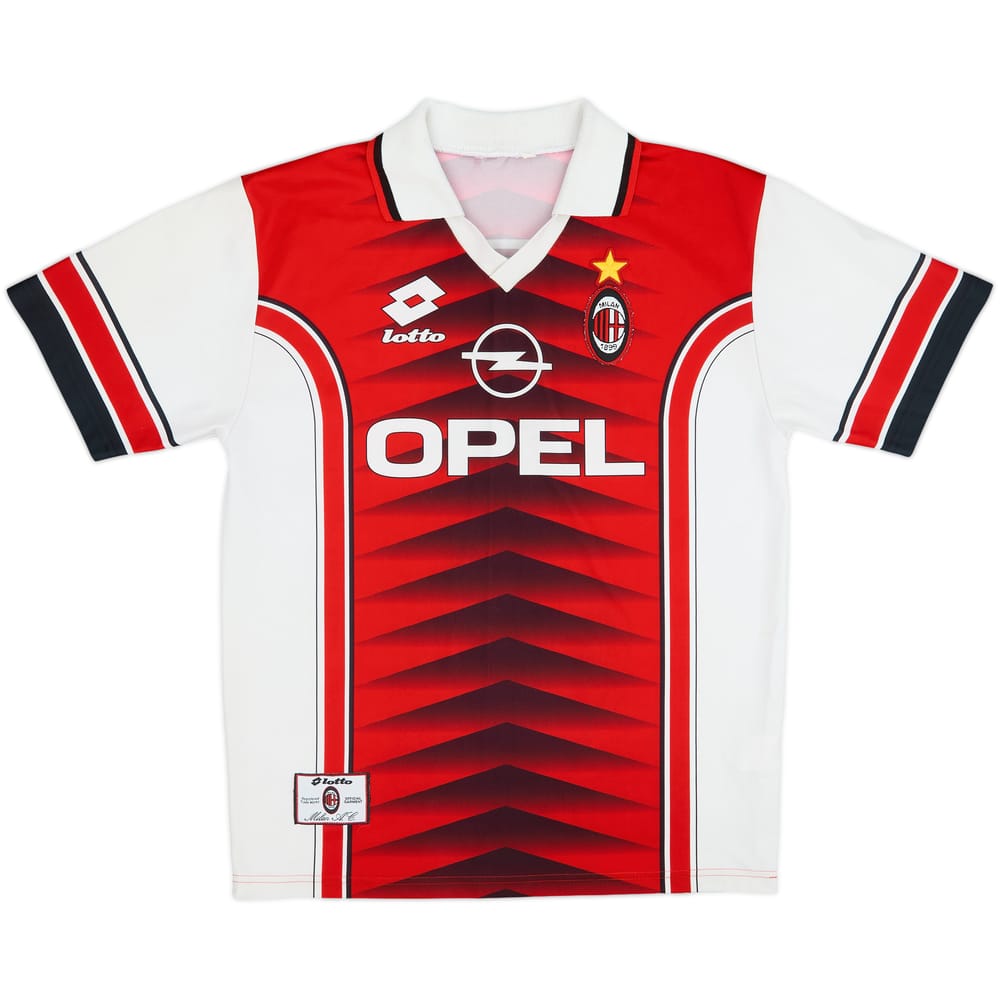1996-97 AC Milan Lotto Training Shirt - 8/10 - (L)