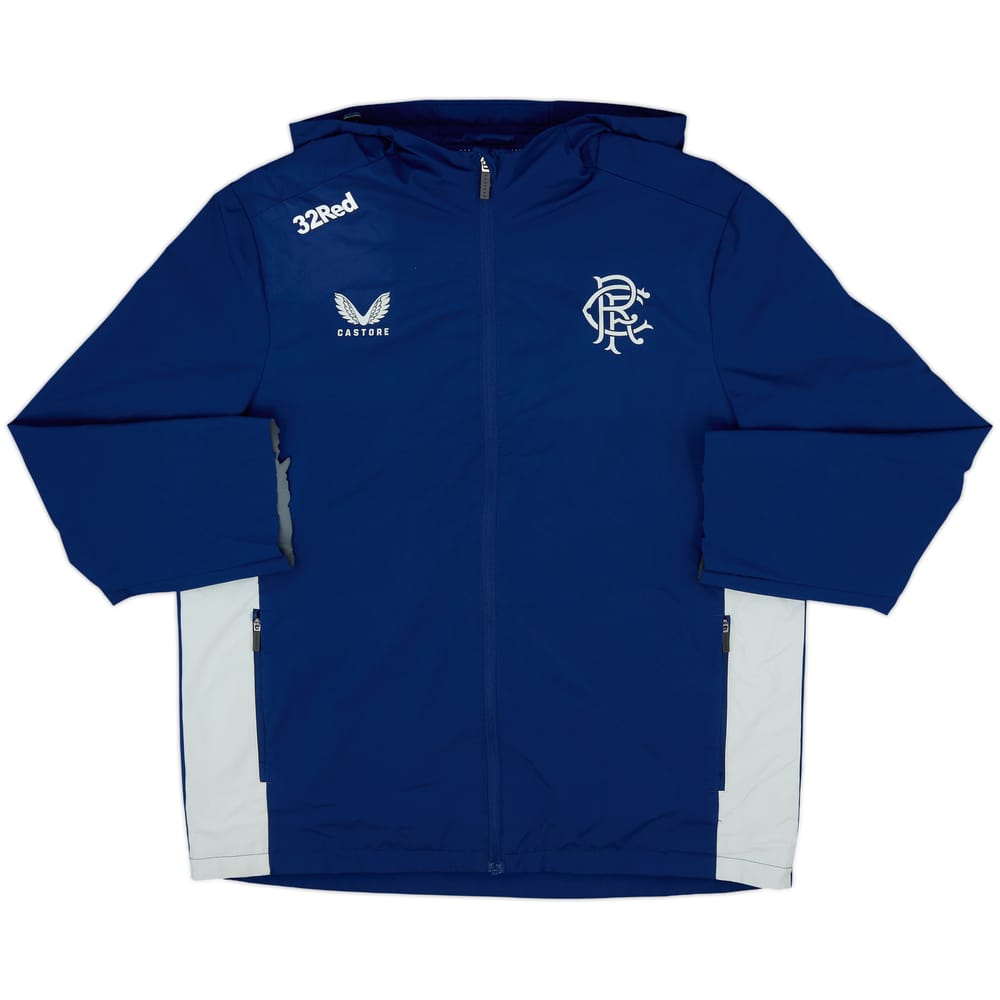 2022-23 Rangers Castore Hooded Rain Jacket - 4/10 - (L)