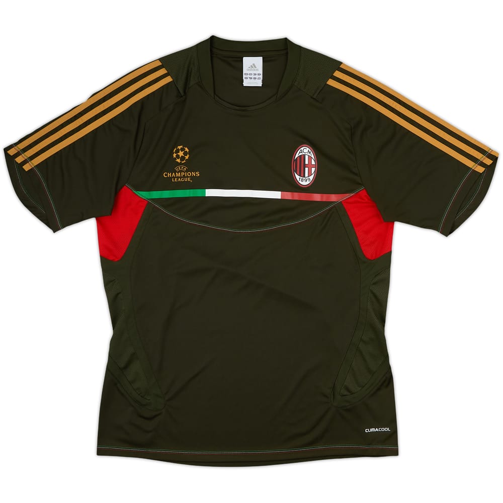 2011-12 AC Milan adidas CL Training Shirt - 9/10 - (L)