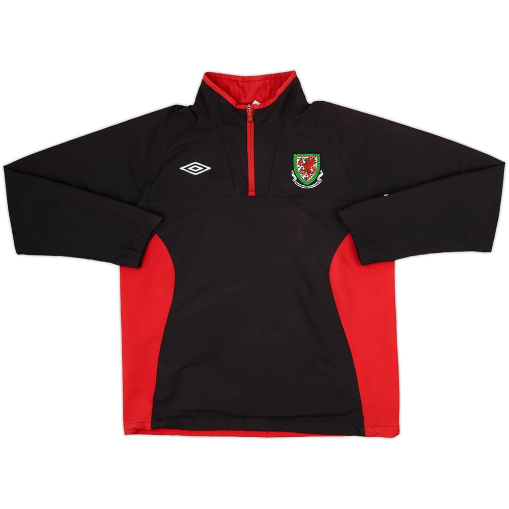 2010-11 Wales Umbro 1/4 Zip Drill Top - 5/10 - (L)