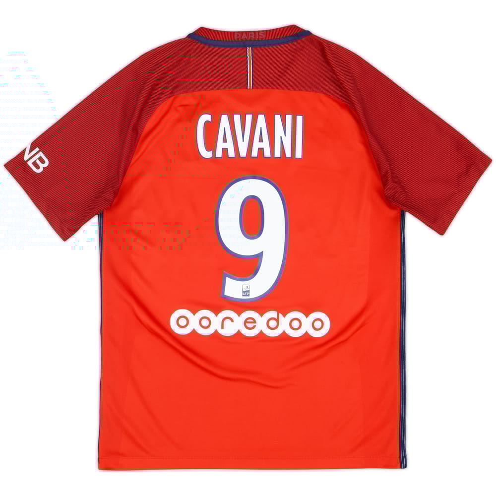 2016-17 Paris Saint-Germain Away Shirt Cavani #9 - 8/10 - (M)