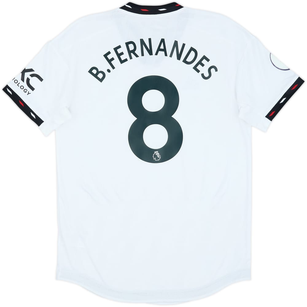 2022-23 Manchester United Authentic Away Shirt B.Fernandes #8 - 9/10 - (M)