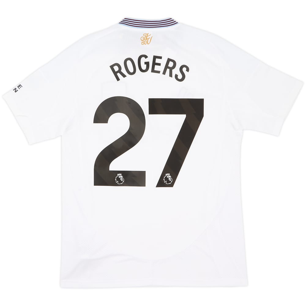2024-25 Aston Villa Away Shirt Rogers #27 (M)