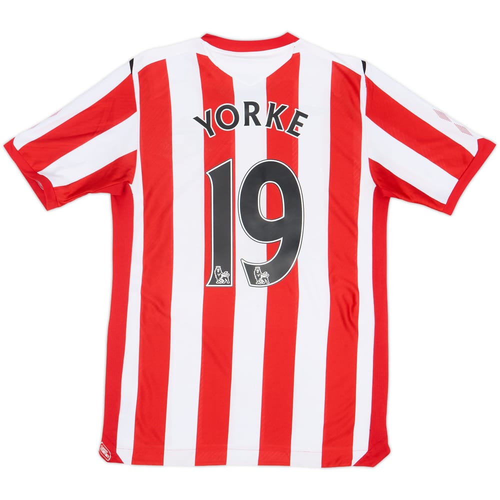 2008-09 Sunderland Home Shirt Yorke #19 - 7/10 - (M)