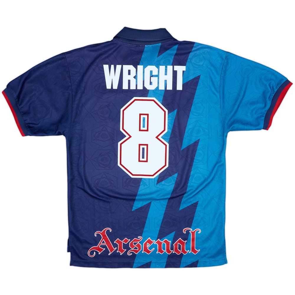 1995-96 Arsenal Away Shirt Wright #8 - 8/10 - (M)
